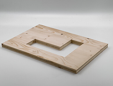 Durchbruch und ausschnitte